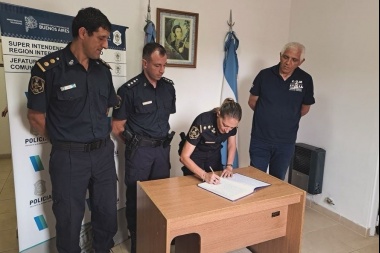 Por primera vez una mujer asume al frente de la policía en General Arenales