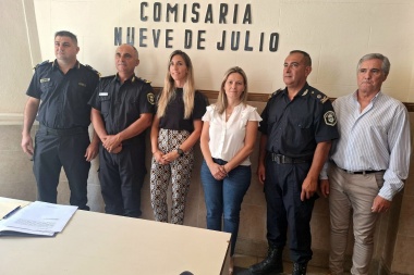 Gentile puso en funciones a un nuevo jefe de la Policía Comunal de 9 de Julio