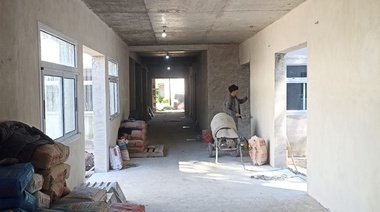 Avanzan obras en la Escuela Técnica de Alberti