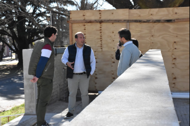 Obras en el Polo Científico Tecnológico de Trenque Lauquen