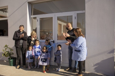 Se inauguraron obras del Jardín de Infantes Nº 905 de Alberti