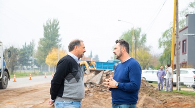 Comenzó la obra de de repavimentación del acceso Elguea-Román en Chacabuco