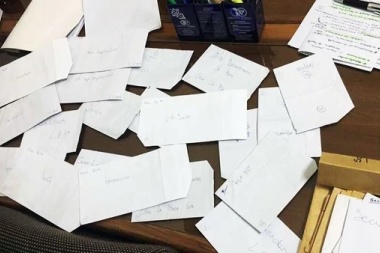Audiencia previa al juicio oral en la causa de los sobres en la Departamental de La Plata