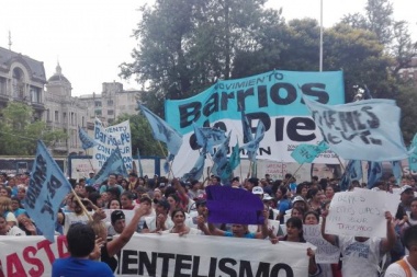 Organizaciones sociales se movilizan con el lema “El hambre es el límite”