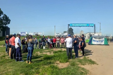 Tras la protesta, recuperadores y municipio acordaron la continuidad de una mesa de diálogo