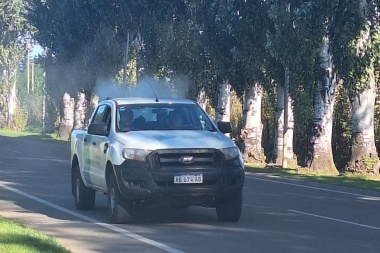 Fumigan en localidades de Alberti tres casos de dengue en la última semana