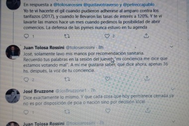 Concejal PRO y del FdT mantuvieron un "duelo tuitero": ecos de la última sesión