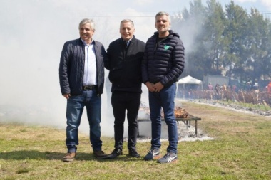 Grey y Juan Zabaleta se reunieron con Britos en Chivilcoy
