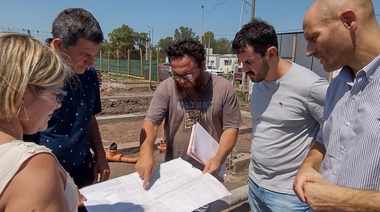 Avanza en Alberti la construcción de un Jardín Maternal y la Secundaria 3