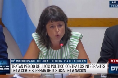Juicio político: se aprobó la admisibilidad de expedientes contra miembros de la corte