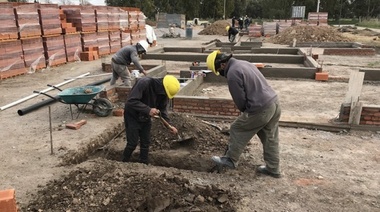 La actividad de la construcción cayó 24,5% interanual en octubre