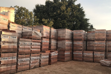 Fuerte caída de la venta de insumos para la construcción en agosto