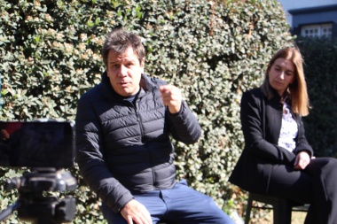 Manes en Junín: "estoy para debatir todos los días con Santilli"