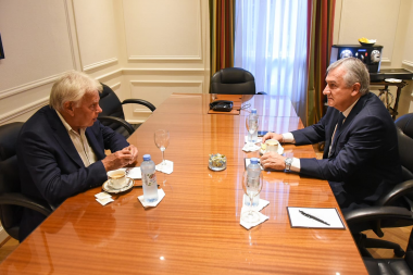 Gerardo Morales se reunió con el ex presidente español Felipe González
