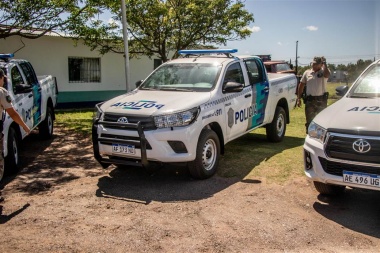 Entregaron tres nuevas unidades para el Comando de Prevención Rural