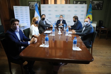Maspoli mantuvo un encuentro con los ministros de Economía y Trabajo