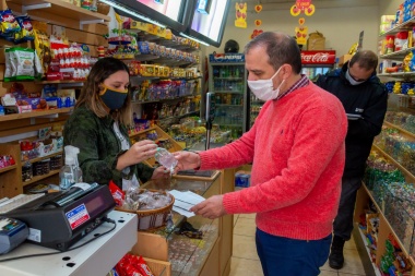 Controlan el cumplimiento de los protocolos en los comercios habilitados de la ciudad