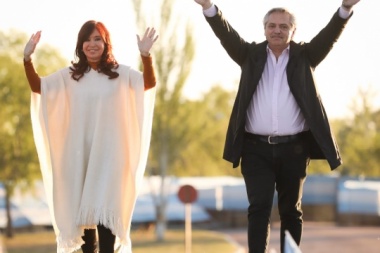 "La piedra son ellos, ellos son los que nos hacen caer", dijo Alberto Fernández
