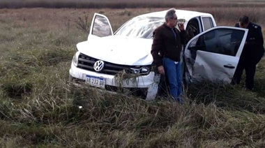 Secretaria de Salud de Bragado se accidentó en la Ruta 46