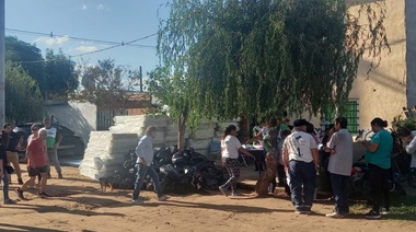 Micheli entregó ayuda social en Junín y adelantó la visita de Tolosa Paz