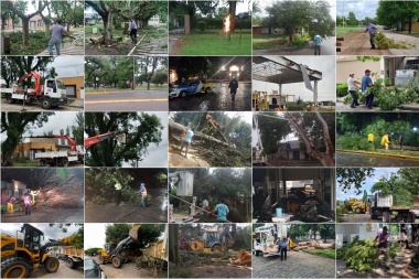 Siete distritos de la Cuarta se vieron muy afectados por el temporal
