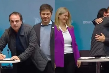 Zavatarelli firmó por la tercera cuota del fondo municipal con elogios a Kicillof