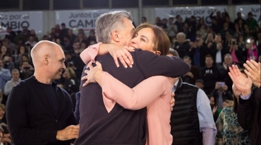 Vidal cerró con Macri con un pedido: "no me suelten la mano"