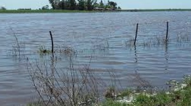 Relevarán situación de los campos afectados por el agua