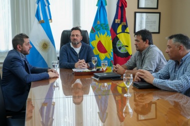 Aiola recibió a funcionarios de Seguridad provincial en Chacabuco
