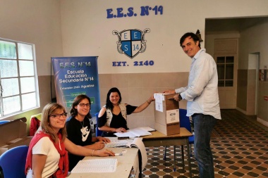 Bullrich, Llovet y Blaiotta fueron los primeros en votar por el oficialismo local