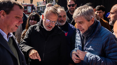 Caputo y Valenzuela pasaron por la Exposición Rural de Chivilcoy