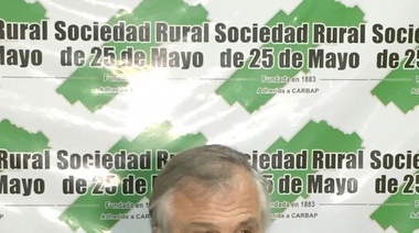 Rechazo de la Sociedad Rural de 25 de Mayo al aumento del impuesto inmobiliario