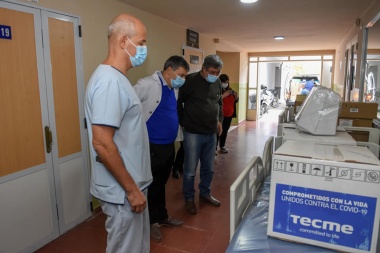 Región Sanitaria III entregó insumos en Chacabuco para la atención de pacientes Covid