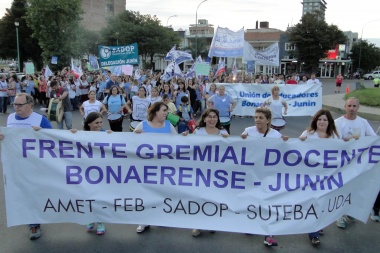 UDEB Junín se sumó al rechazo del 15% y lamentó la demora en el inicio del diálogo con el gobierno
