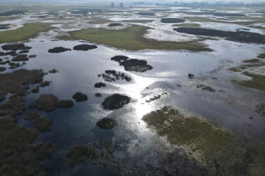 Santa Rosa preocupa en el noroeste bonaerense por las zonas anegadas