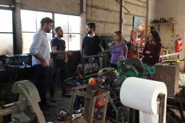 Fiorini y Ricchini suman kilómetros en la cuarta: visitaron emprendedores en Hénderson