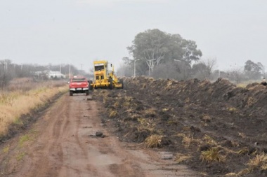 Pugnaloni y Zurro trataron la situación de los caminos rurales que comparten entre Pehuajó y Hénderson