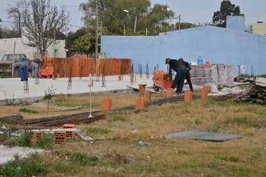 En Alberti retomaron la construcción de un nuevo centro de atención primaria de la salud