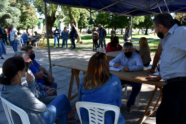 Nueva salida del gabinete a la calle en Chivilcoy