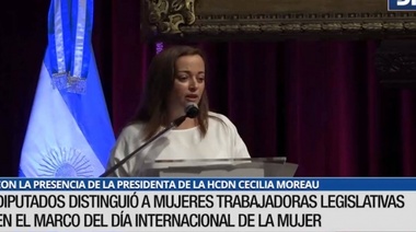 Día internacional de la mujer: Diputados distinguió a mujeres trabajadoras legislativas