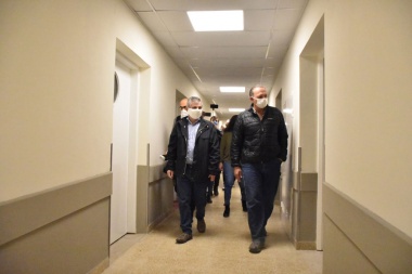 Britos agradeció a Berni la visita al distrito y resaltó el trabajo en conjunto con nación y provincia