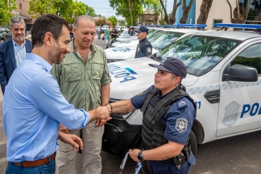 Tras la visita de Berni, Petrecca habló de la inversión municipal en seguridad