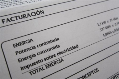Las boletas de luz aumentan otro 12% por la restitución de dos impuestos