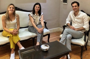 Por el liderazgo regional: Petrecca y Ricchini recibieron a la dirigente de JxC de Pinto