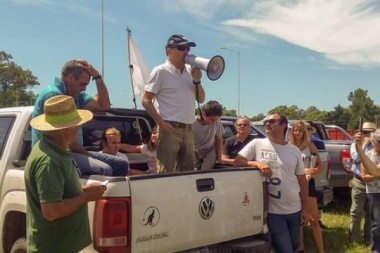 "Tractorazos" en Pergamino y Salliqueló contra las retenciones y la Ley Fiscal
