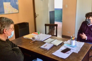 Micheli se reunió Herce: “necesitamos que más gente se inscriba al plan de vacunación”