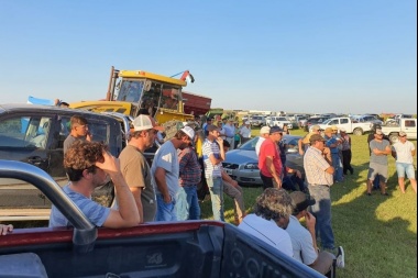 Productores de Carlos Casares y 9 de Julio apoyaron la protesta de las entidades rurales