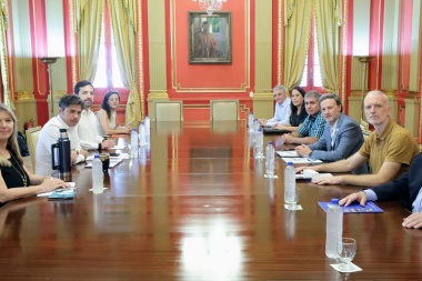 Kicillof recibió a representantes nacionales y provinciales del sector farmacéutico