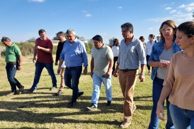 Rodríguez estuvo en Rivadavia: encuentro con productores y referentes del FdT