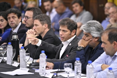 Dirigentes de entidades comerciales de la Cuarta estuvieron con Kicillof